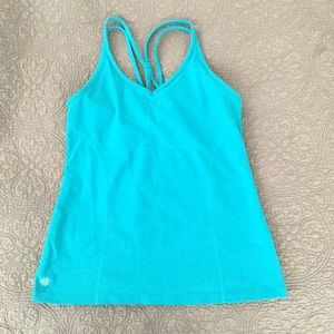 Athleta Blue Yoga Top - Large